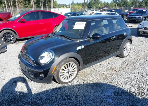 2012 Mini Cooper S z USA, uszkodzony, nr VIN WMWSV3C56CT386930